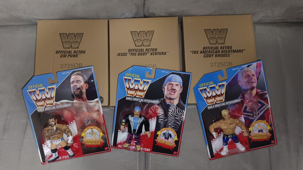 WWE OFFICIAL RETRO : SERIES 1 (2026) BY MATTEL