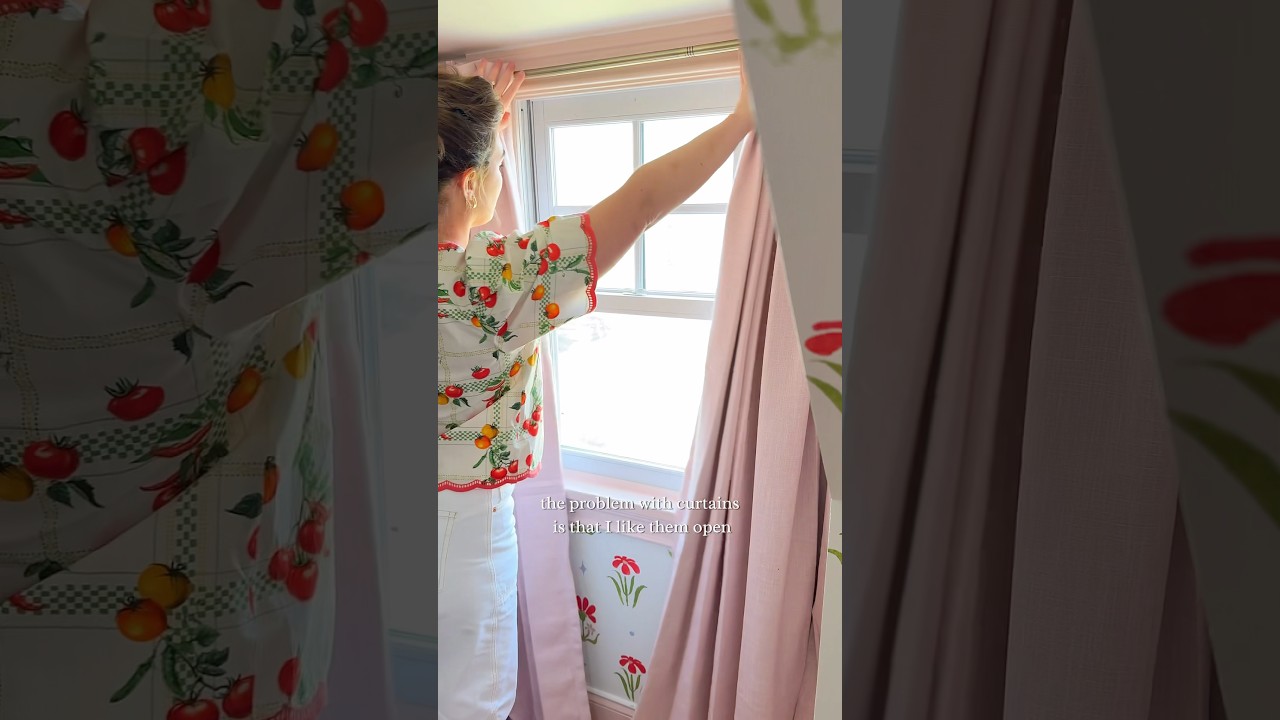 DIY - turning napkins into cafe curtains 💌 