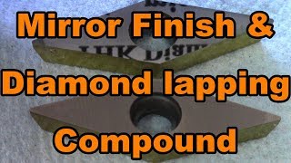Carbide with mirror finish using diamond compound, less than $30 from Banggood