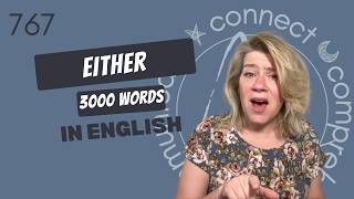 EITHER Meaning in English | Use "EITHER" Correctly + Examples, Collocations & Pronunciation