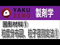固形材料①「粒度分布図、粒子径測定法（ふるい分け法、顕微鏡法）」