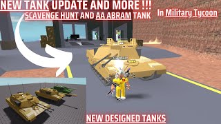 Roblox NEW ABRAM AND AA ABRAM TANK in Military Tycoon