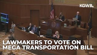 Oregon lawmakers expected to vote on $5.8B transportation bill