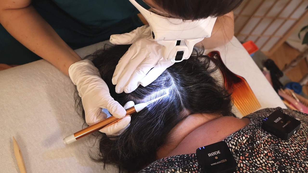 ASMR Satisfying SCALP and NAPE Check on a NEW PATIENT