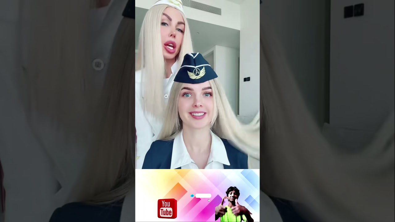 ☺️✈️Air Hostess Fun Moment | Cute & Stylish Look | Viral Short