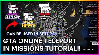 GTA ONLINE JOB WARP IN MISSIONS TUTORIAL!! (PS4/5 + XBOX ONE/SERIES X/S)