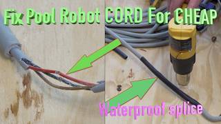 Polaris pool Cleaner Error 10 (etc) Fixed BY SPLICING CORD (WIRE); simple and cheap!