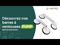 Vidéo: Barre d'appui douche à ventouses Pump