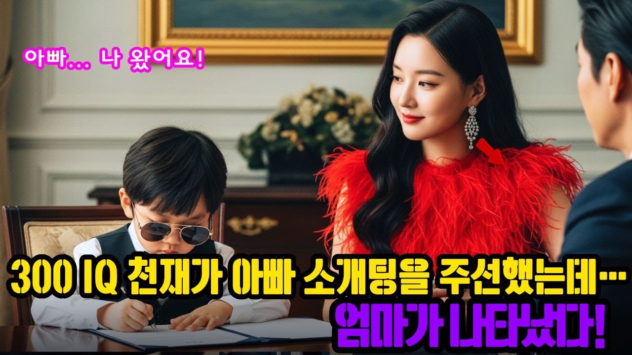 300 IQ의 천재 소년이 CEO 아버지를 위해 소개팅을 주선했는데… 그 자리에 잃어버린 친엄마가 나타났다
