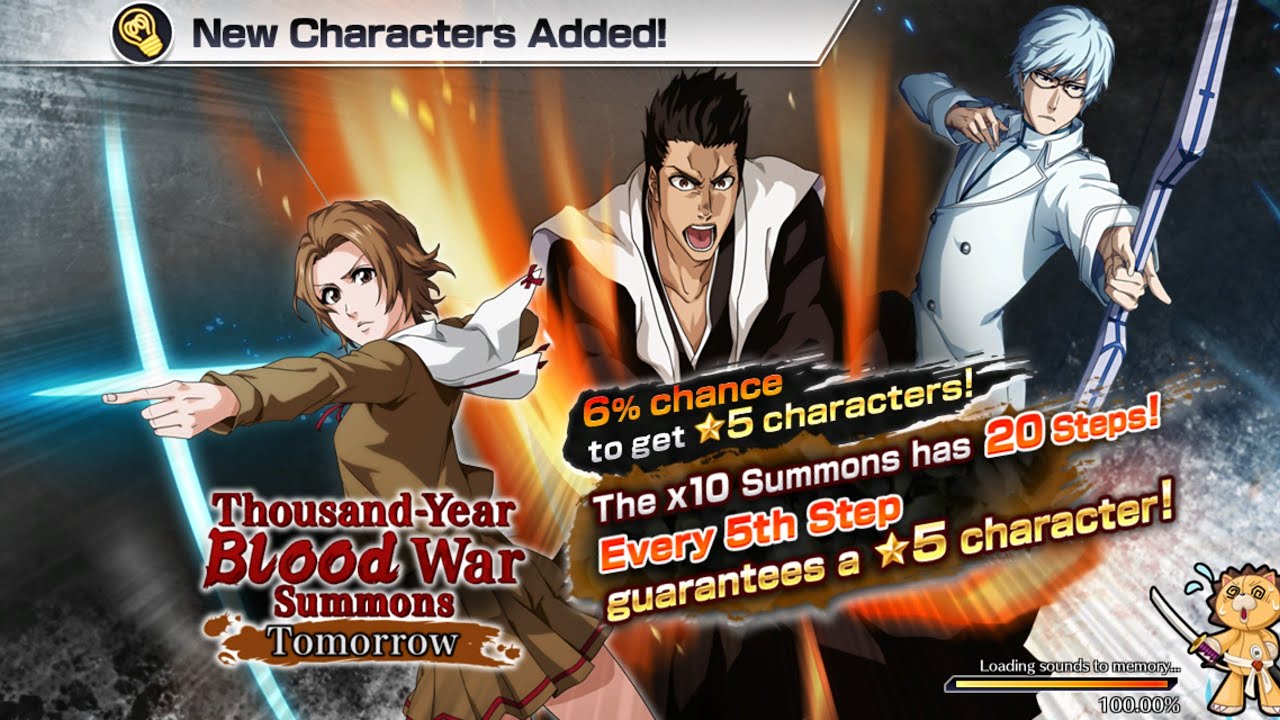 BLEACH BRAVE SOULS THOUSAND YEAR BLOOD WAR ROUND 13 SUMMONS