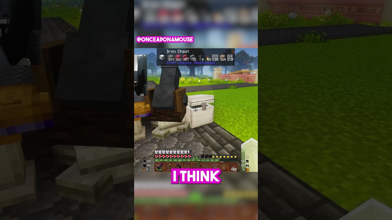 Mouse Minutes: Cozy Chaos in Minecraft 🌸🐾 