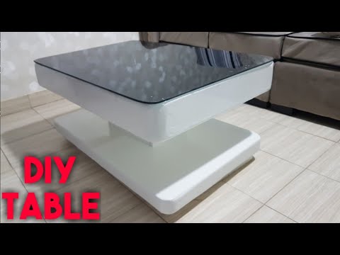 DIY HOW TO MAKE A COFFEE TABLE AT HOME // ALL THINGS WITH US - YouTube