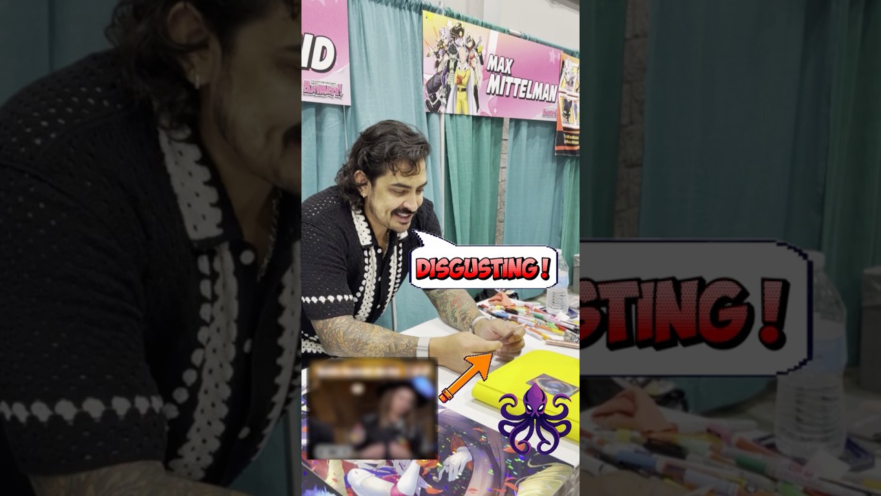 Robbie Daymond Reacts to Custom MTG Card! 🎴 (Signed with Laura Bailey)