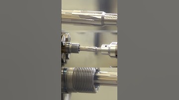 Crafting Precision: Gunsmith Cuts Perfect Chamber for Cartridge in High-Performance Hunting Rifle