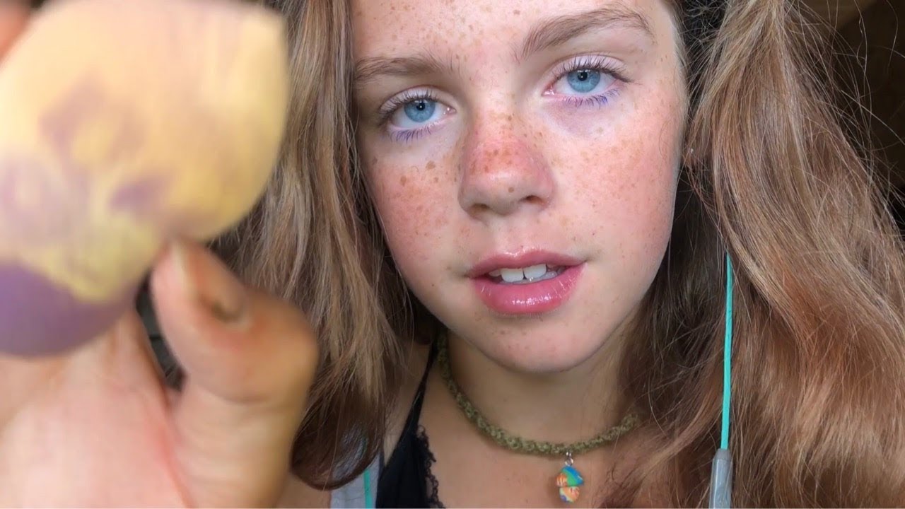 ASMR Doing Your Makeup (Personal Attention, Face Brushing, Up Close Whispers)