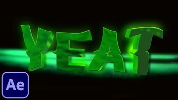 3D ANIMATED MUSIC VIDEO TITLE TUTORIAL [After Effects]