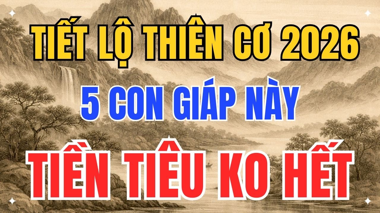 TIẾT LỘ THIÊN CƠ 2026: 5 CON GIÁP ĐẠI CÁT ĐẠI LỢI – TIỀN BẠC ÙN ÙN KHÔNG CẢN NỔI