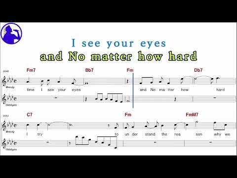 Carpenters-This masquerade karaoke sheet music,MR for players,chord,chorus,Lyrics add(Ye karaoke)