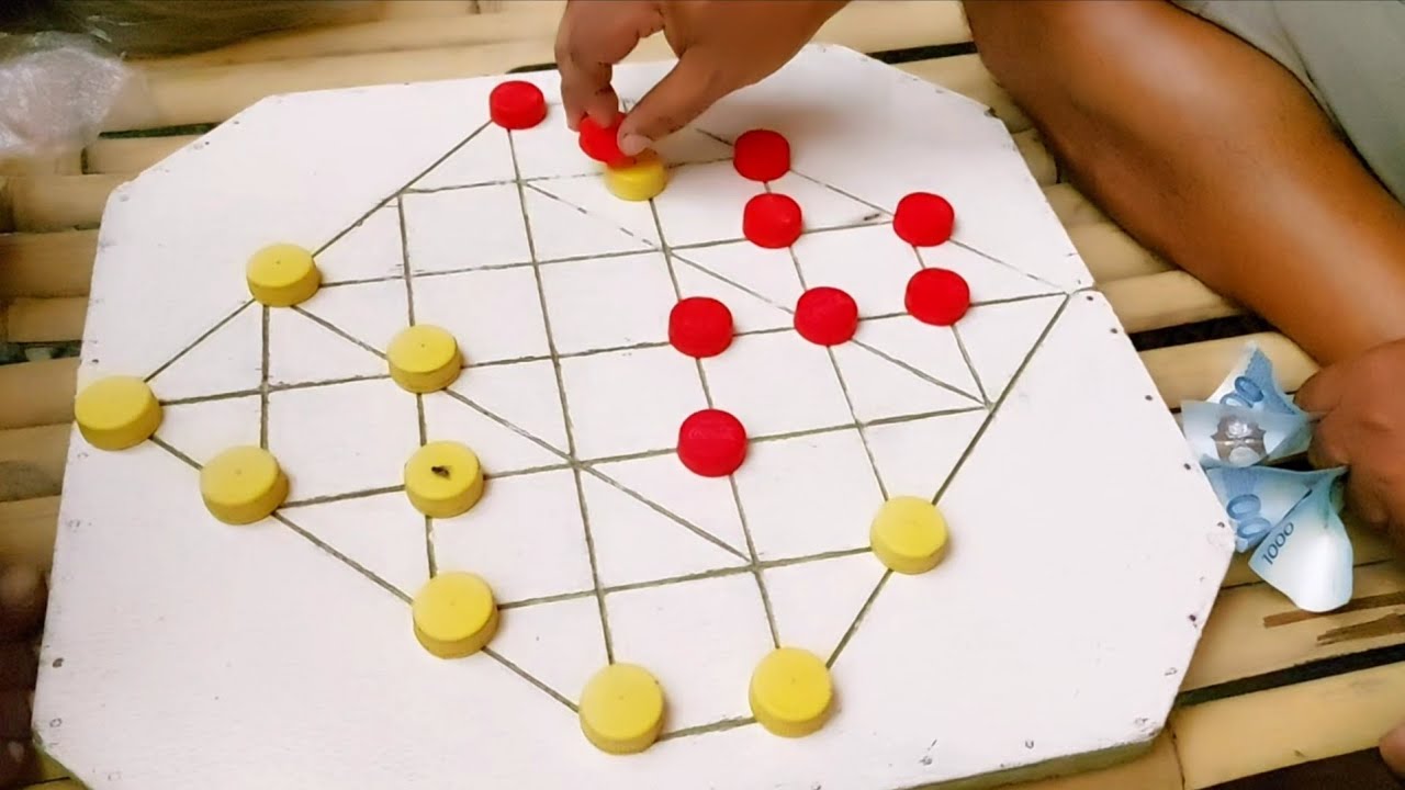 1k per game na ang pustahan nila #boardgame #dama #sports 