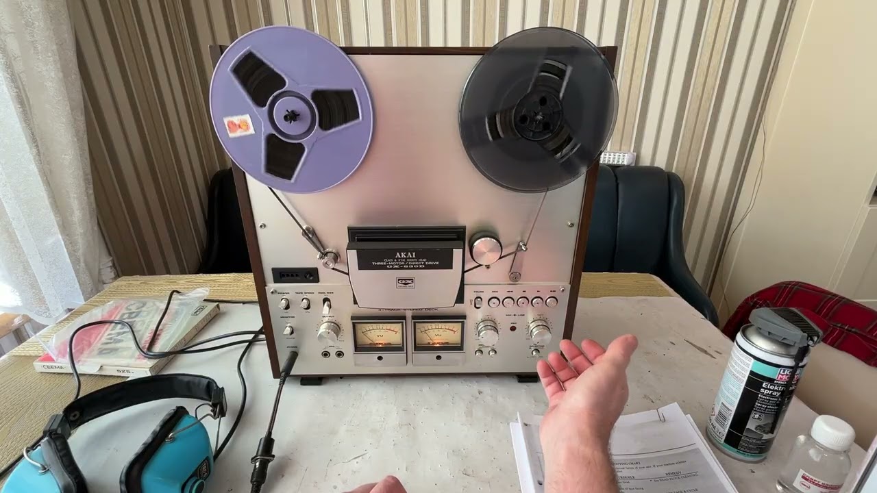 Reel to reel Akai GX-630D перше знайомство 