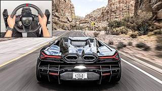 Lamborghini Revuelto | Forza Horizon 5 | Steering Wheel Gameplay