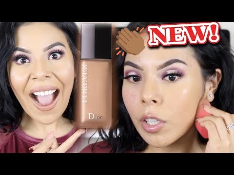 Dior Forever 24H Wear High Perfection Skin Caring Foundation Matte - NEW HIGH END FOUNDATION FOR OILY SKIN?! DIOR FOREVER 24 HR