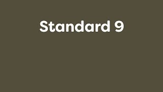 Introduction to PIT Count Minimum Standards: Standard 9