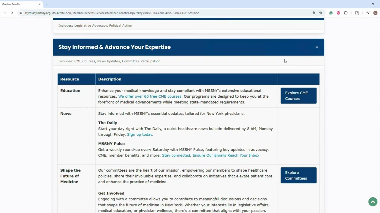 How to Access Your MSSNY Member Benefits | Step-by-Step Guide for MSSNY Physicians