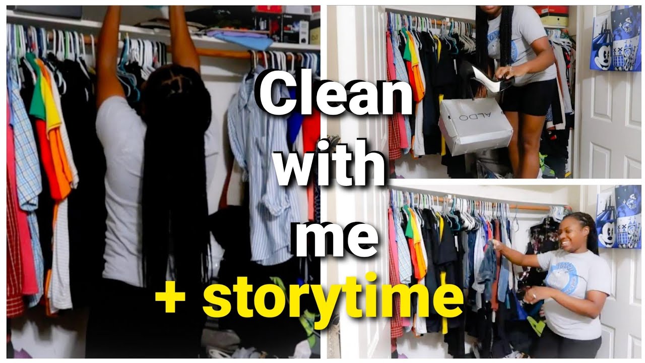VLOG: CLEANING MY CLOSET | STORY TIME | BABE REMEMBER WHEN... - YouTube