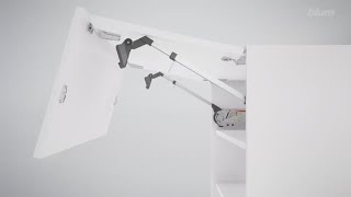 Монтаж и настройка подъемного механизма AVENTOS HF BLUM для складного фасада