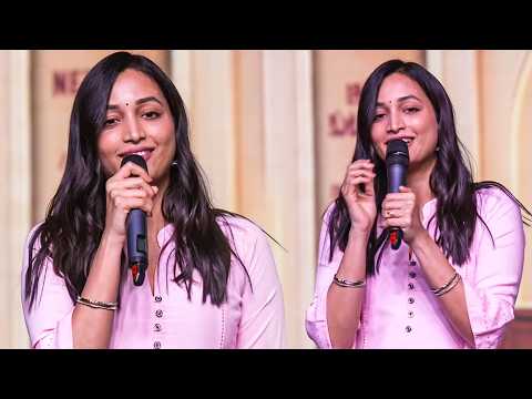 Srinidhi Shetty Speech At Aadarsha Kutumbam Release Press Meet | Venkatesh, Trivikram, Thaman | TFPC - TFPC