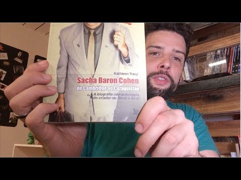 Marca Página - Bibliografia Sasha Baron Cohen