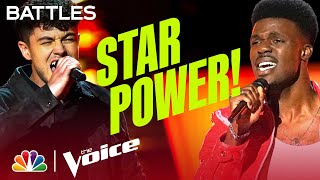 Andrew Igbokidi vs. Zach Newbould on 'I Wanna Dance with Somebody' | The Voice Battles 2022