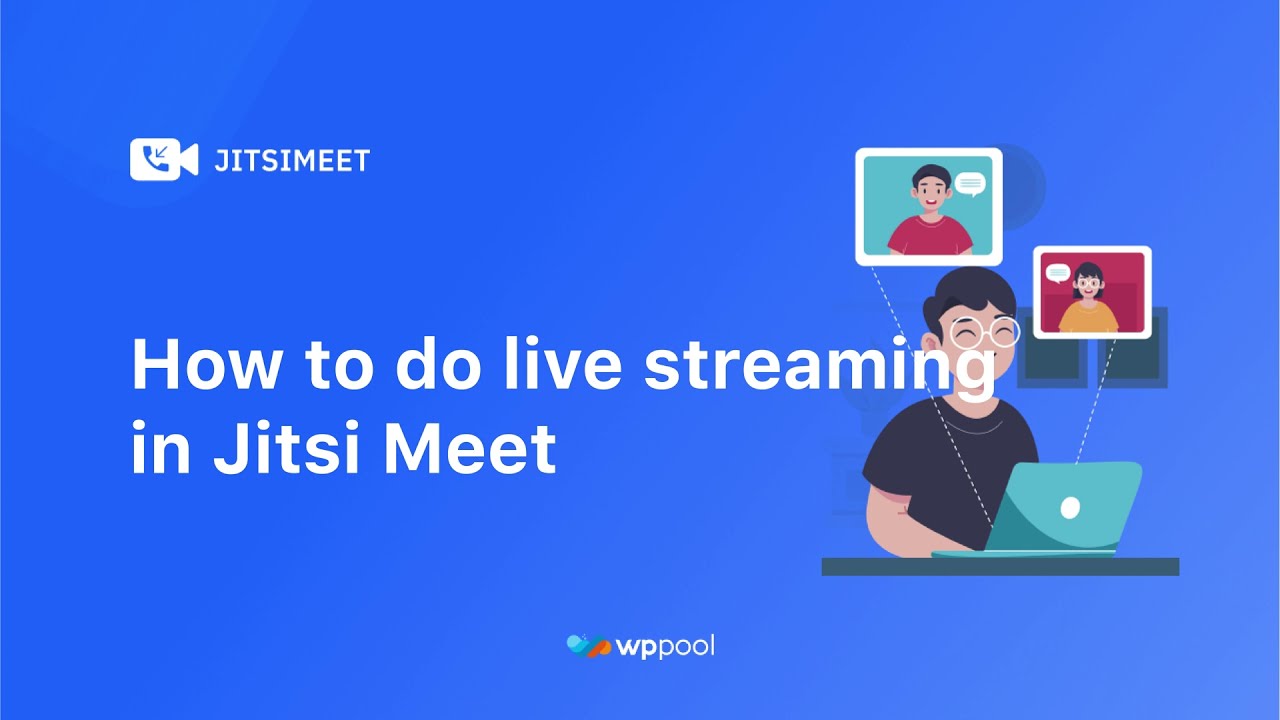 How to do live streaming in Jitsi Meet YouTube