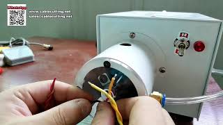 Universal Inner Core Stripping and Twisting Machine  No Tool Change Wire Processing