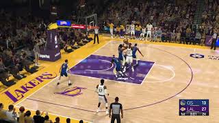 Golden State Warriors vs Los Angeles Lakers - NBA2K23 Gameplay Highlights No Commentary
