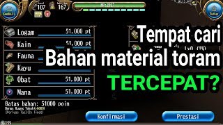 Spot Farm Material Fastest Toram Online