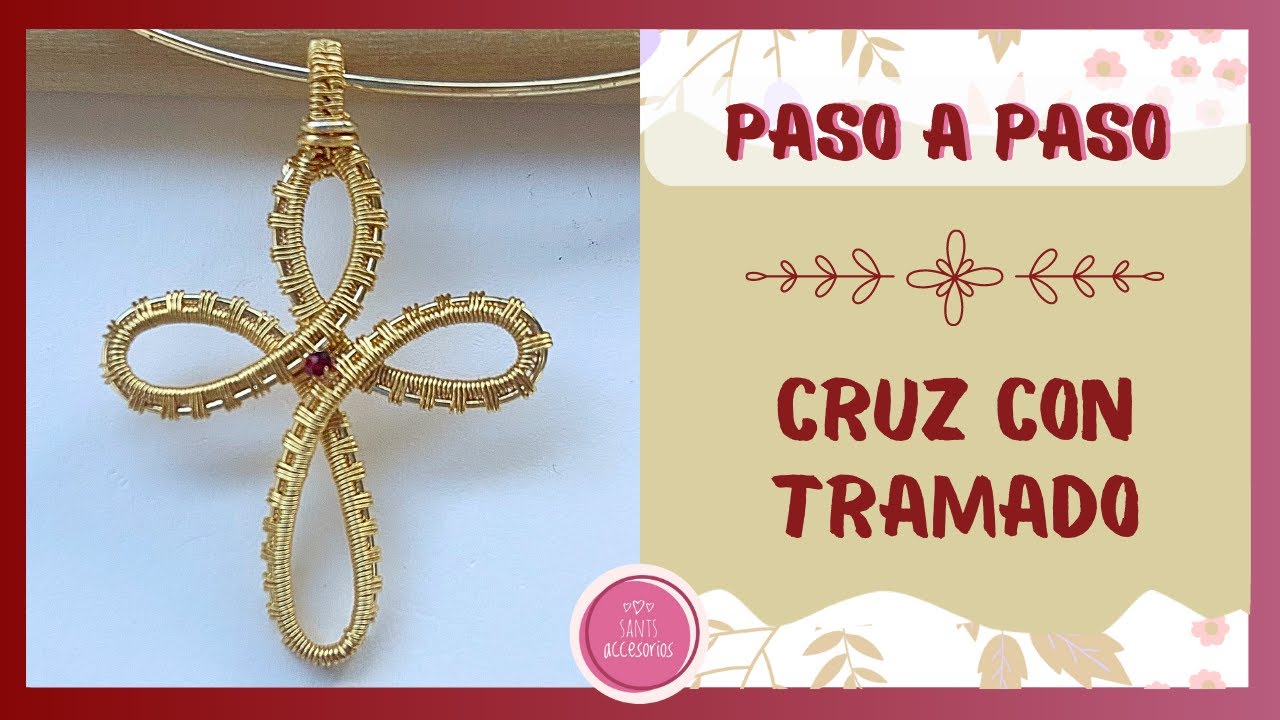 PASO A PASO Cruz con tramado