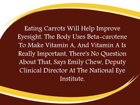 Do Carrots Help You See Better - YouTube