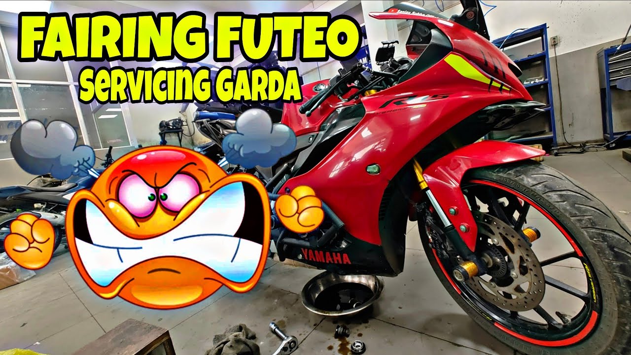 BIKE SERVICING R15 V4 | FAIRING FUTEO 😡