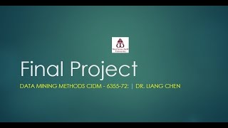 Data Mining Methods: Team Smart