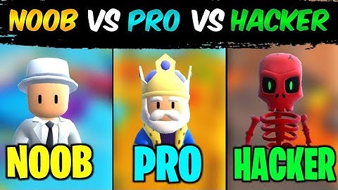 Noob Vs Pro Vs Hacker in Stumble Guys | Stumble Guys: Multiplayer Royal