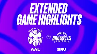 Okapi Aalst vs. Brussels Basketball Extended Game Highlights