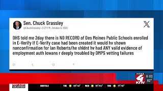 Senator Chuck Grassley questions Des Moines Public Schools participation in E-Verify Program
