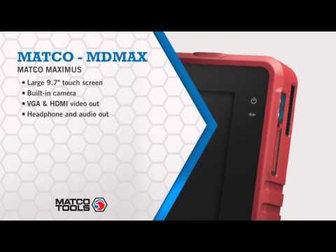 Maximus Diagnostic Tablet (Matco Tools Item MDMAX)