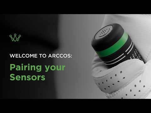 Pairing your NEW Arccos Sensors