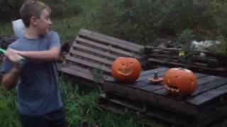 Smashing our rotten pumpkins!