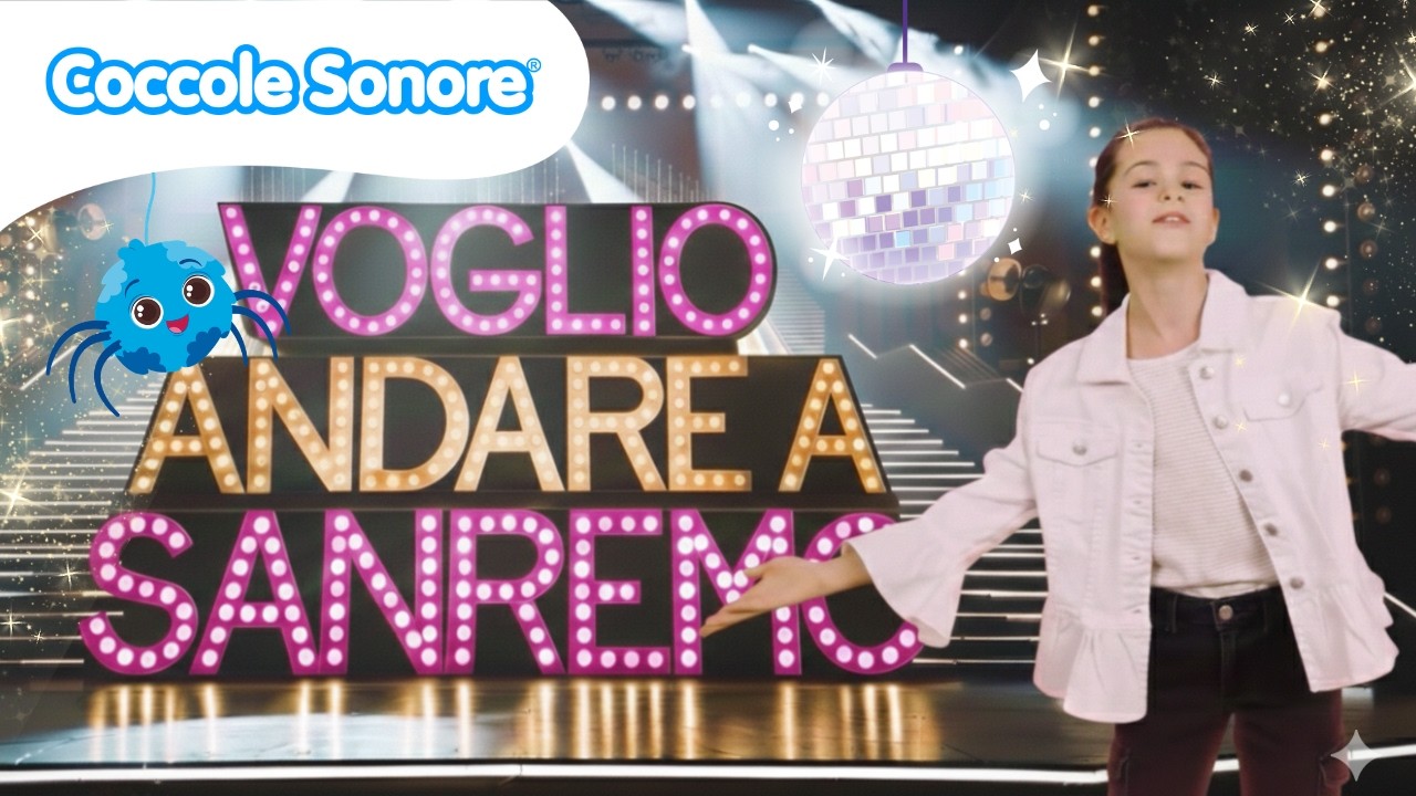 Voglio andare a Sanremo 🎤 Tutti cantano le canzoncine! | Coccole Sonore