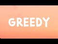 Tate Mcrae Greedy Lyrics mp3