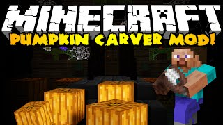 Minecraft Pumpkin Carving Mod: CUSTOM CARVE YOUR PUMPKINS!